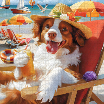 Pup's Vacation Jigsaw Puzzle 1000 Pieces